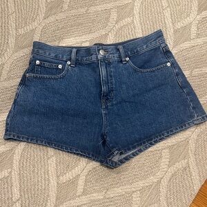 J. Crew Women's Deep Blue Jean Shorts